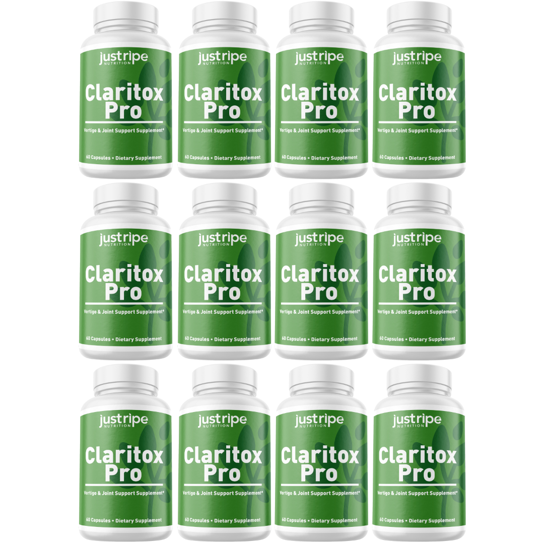 12 Pack Claritox Pro Dietary Supplement 60 Capsules
